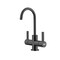 Franke 8.75-In Double Handle Hot And Cold Water Filtration Faucet In Industrial Black,  UNJ-HC-IBK - alternate 1